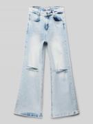 Blue Effect Wide Leg Jeans in Hellblau, Größe 140