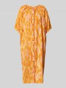 Oilily Knielanges Kleid mit Knopfleiste Modell 'DALI' in Orange, Größe...