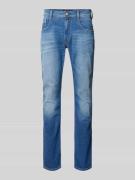 Replay Slim Fit Jeans im 5-Pocket-Design Modell 'Anbass' in Jeansblau,...