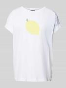 Armedangels T-Shirt mit Motiv-Print Modell 'IDAARA FRUITS' in Weiss, G...