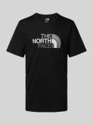 The North Face T-Shirt mit Label-Print Modell 'EASY' in Black, Größe M
