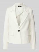 Windsor Blazer mit Viskose-Anteil und Reverskragen in Offwhite, Größe ...