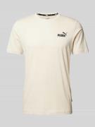 PUMA PERFORMANCE T-Shirt mit Label-Print in Weiss, Größe S