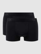 Jockey Trunks aus Mikrofaser im 2er-Pack in Black, Größe S