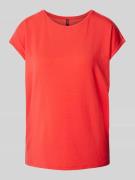 Vero Moda T-Shirt aus Lyocell-Elasthan-Mix Modell 'AVA' in Rot, Größe ...