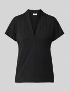 FREE/QUENT Blusenshirt mit Stehkragen Modell 'Yrsa' in Black, Größe XS
