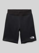 The North Face Sweatshorts mit Label-Stitching in Black, Größe L