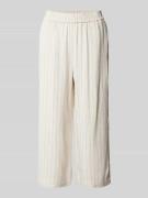 Pieces Wide Leg Stoffhose mit verkürztem Schnitt Modell 'VINSTY' in Be...