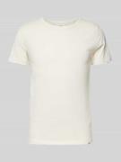GABBA T-Shirt in unifarbenem Design Modell 'Konrad' in Ecru, Größe S