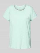 Christian Berg Woman T-Shirt mit Ziersteinbesatz in Mint, Größe 36