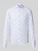 JOOP! Collection Slim Fit Business-Hemd aus Leinen mit Haifischkragen ...