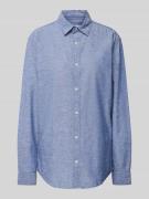 Jack & Jones Freizeithemd mit Knopfleiste in Rauchblau, Größe XL