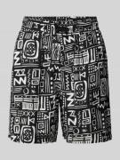 Only & Sons Shorts mit Allover-Muster Modell 'BOLD LIFE' in Black, Grö...