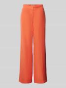 Lanius Hose aus Lyocell-Leinen-Mix in unifarbenem Design in Apricot, G...