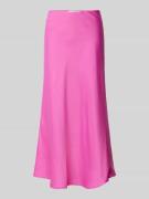 Selected Femme Midirock mit elastischem Bund in Pink, Größe 36
