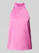 Selected Femme Blusentop in unifarbenem Design Modell 'LENA' in Pink, ...