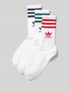 adidas Originals Socken mit Label-Detail im 3er-Pack in Weiss, Größe 4...