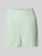 Vero Moda High Waist Shorts in unifarbenem Design in Mint, Größe XS