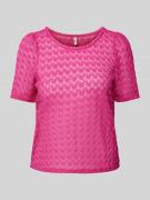 Only Bluse mit Strukturmuster Modell 'LEA' in Pink, Größe XS