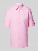 HUGO Regular Fit Hemdbluse mit 1/2-Arm in Rosa, Größe 32