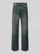 REVIEW Jeans im 5-Pocket-Design in Dunkelblau, Größe 28