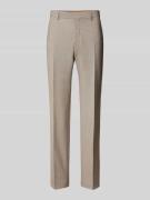 BOSS Anzughose in unifarbenem Design Modell 'Lenon' in Beige, Größe 24