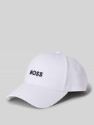 BOSS Basecap mit Label-Stitching Modell 'Zed' in Weiss, Größe One Size