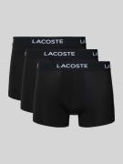 Lacoste Boxershorts mit elastischem Label-Bund in Black, Größe S
