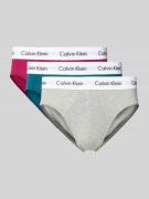 Calvin Klein Underwear Slip mit Label-Bund im 3er-Pack in Graphit, Grö...