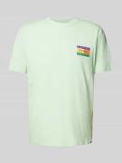 Tommy Jeans T-Shirt mit Label-Print in Mint, Größe S