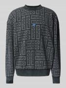 Hugo Blue Sweatshirt  Modell 'Nenry' in Anthrazit, Größe M