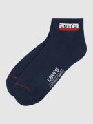 Levi's® Socken mit Stretch-Anteil im 2er-Pack in Marine, Größe 39/42