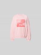 Juvia Sweatshirt mit Motiv-Print in Rose, Größe XS