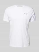 ARMANI EXCHANGE T-Shirt mit Label-Print in Weiss, Größe S