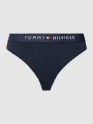 TOMMY HILFIGER String mit elastischem Logo-Bund in Dunkelblau, Größe X...