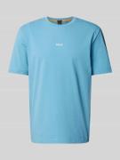 BOSS Orange T-Shirt mit Label-Detail Modell 'TCHUP' in Ocean, Größe S