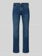 Mustang Straight Fit Jeans mit Label-Patch Modell 'TRAMPER' in Jeansbl...