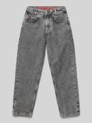 HUGO Jeans mit 5-Pocket-Design in Mittelgrau, Größe 152