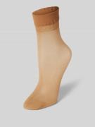 camano 20 DEN Feinstrumpfsocken im 2er-Pack Modell 'Basic' in Beige, G...