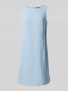 WHITE LABEL Knielanges Kleid mit Rundhalsausschnitt in Hellblau, Größe...