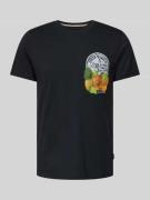 Blend T-Shirt mit Motiv-Print in Black, Größe S