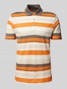Paul & Shark Regular Fit Poloshirt mit Streifenmuster in Orange, Größe...