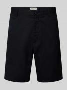 Gant Relaxed Fit Shorts mit Gürtelfalten in Black, Größe 31