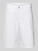 MAC Regular Fit Jeansshorts im 5-Pocket-Design in Weiss, Größe 36