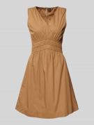 BOSS Orange Knielanges Kleid in unifarbenem Design Modell 'Dizzi' in C...