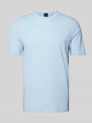 bugatti T-Shirt im unifarbenen Design in Hellblau, Größe S