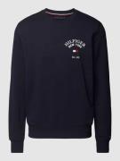 Tommy Hilfiger Sweatshirt mit Label-Stitching in Marine, Größe S