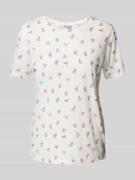 Fransa T-Shirt mit Allover-Motiv-Print Modell 'Hazel' in Pink, Größe X...