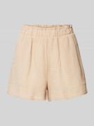 Vero Moda High Waist Shorts mit Strukturmuster Modell 'NATALI' in Sand...