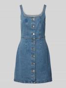 Noisy May Slim Fit Jeanskleid mit Knopfleiste Modell 'FENJA' in Jeansb...